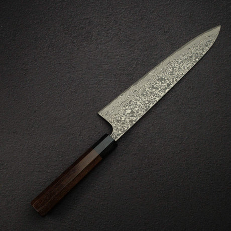 佐治打刃物 スーパーゴールド2 ブラックダマスカス 牛刀 240mm