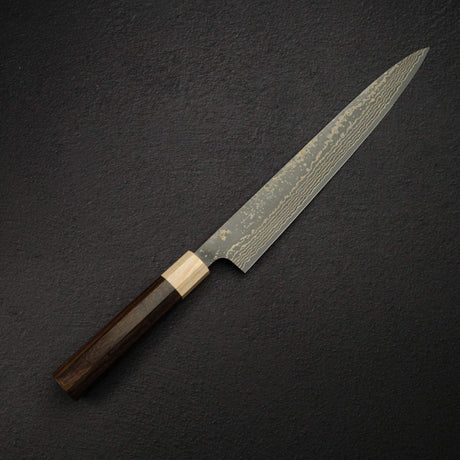 佐治打刃物 V金10号 ゴールドダマスカス 筋引 270mm