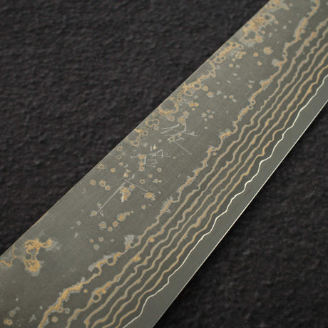 佐治打刃物 V金10号 ゴールドダマスカス 筋引 270mm