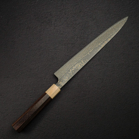 佐治打刃物 V金10号 ゴールドダマスカス 筋引 270mm