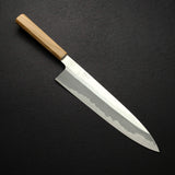 初心 木漏れ日 青二鋼 本霞 牛刀 240mm 口金付き