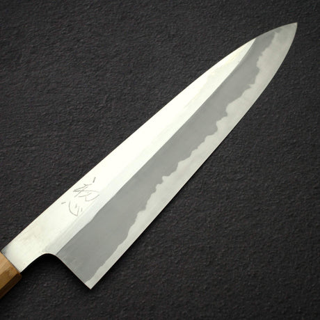 初心 木漏れ日 青二鋼 本霞 牛刀 240mm 口金付き