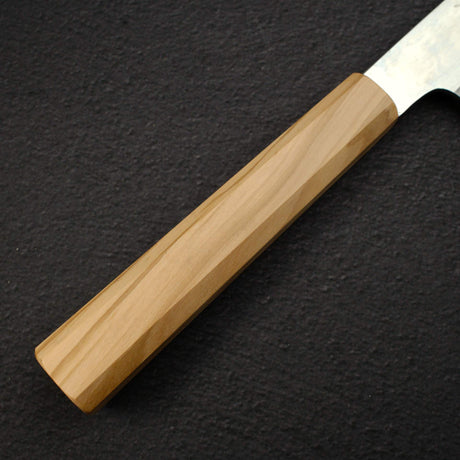 初心 木漏れ日 青二鋼 本霞 牛刀 240mm 口金付き