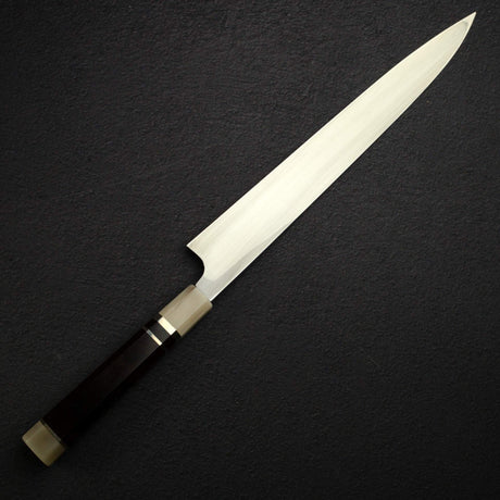 眞崎 直樹 青二鋼 磨き 柳刃 300mm 鞘付き