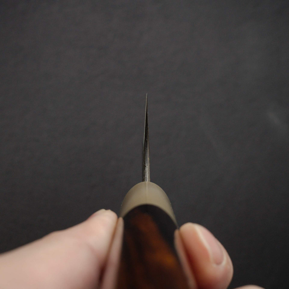 昌景 小石 青紙スーパー 黒打ち 槌目 牛刀 210mm
