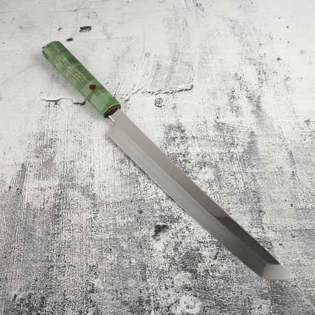 玄海正国 白二鋼 水本焼 先丸蛸引き 270mm