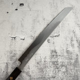 池田鍛錬所 本焼 富士山波紋 先丸蛸引 300mm 霞仕上げ
