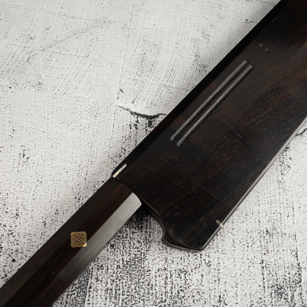 玄海正国 白二鋼 本焼 薄刃 240mm エボニー柄セット