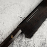 玄海正国 白二鋼 本焼 薄刃 240mm エボニー柄セット