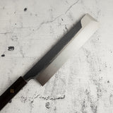 玄海正国 白二鋼 本焼 薄刃 240mm エボニー柄セット