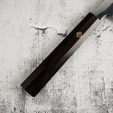 玄海正国 白二鋼 本焼 薄刃 240mm エボニー柄セット