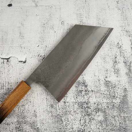松原刃物 青二鋼 梨地仕上げ 切付中華 180mm