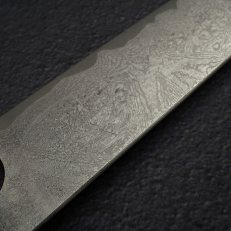 初心 x 二唐刃物鍛造所 VG XEOS 黒染め ダマスカス 牛刀 210mm 鞘付き