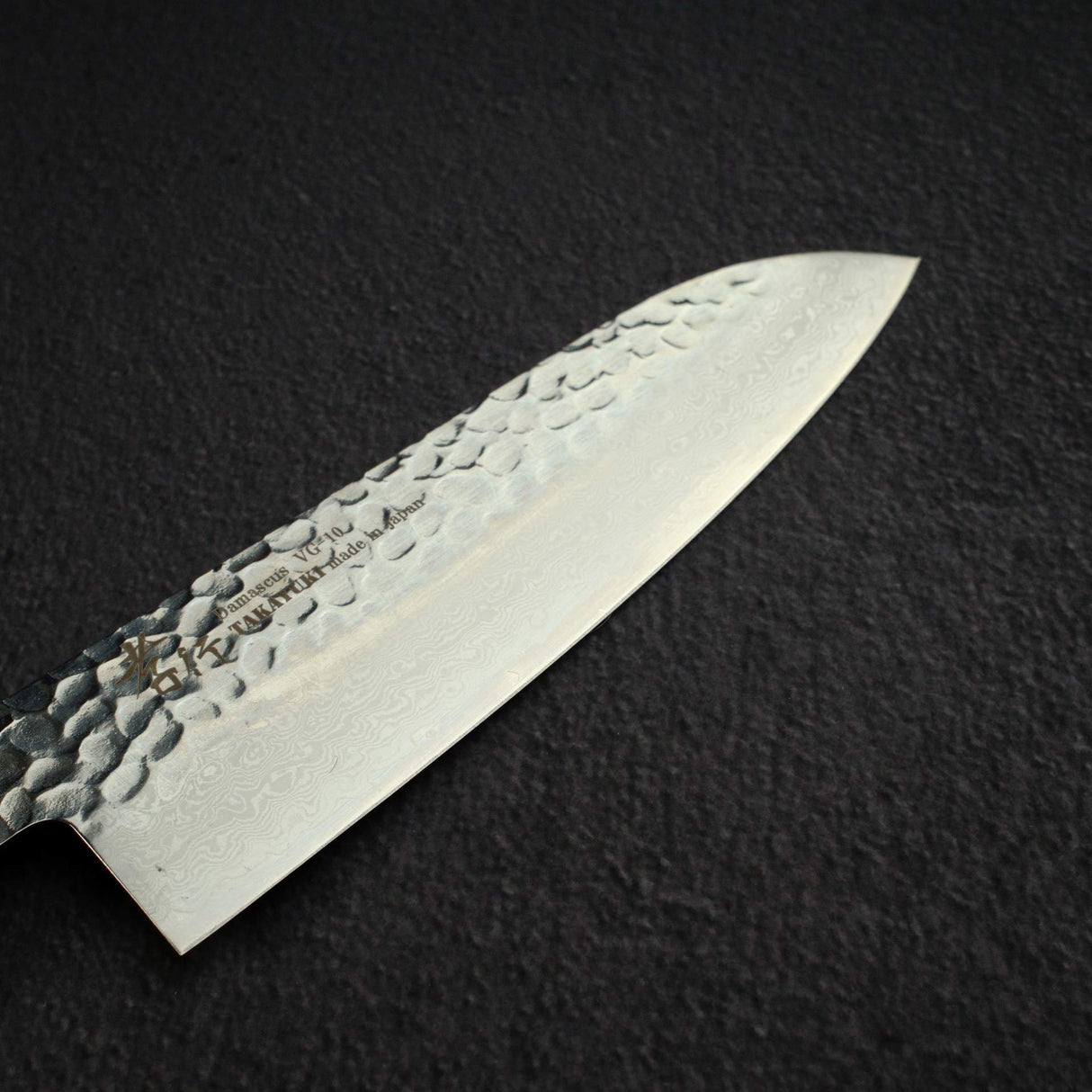 青木刃物製作所 VG10 33層ダマスカス 三徳 170mm チークハンドル