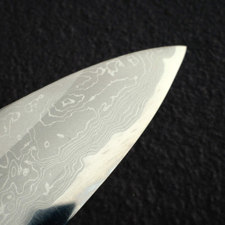 田中一之刃物製作所 白一鋼 ダマスカス 牛刀 240mm