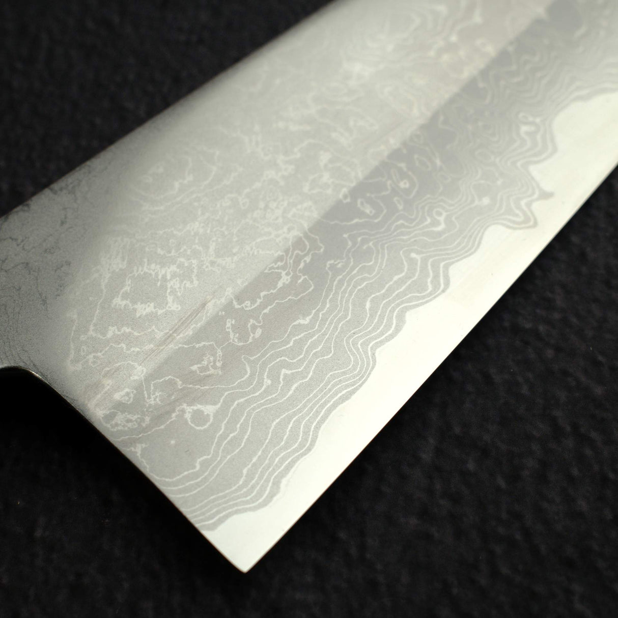 田中一之刃物製作所 白一鋼 ダマスカス 牛刀 240mm