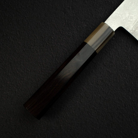 田中一之刃物製作所 白一鋼 ダマスカス 牛刀 240mm
