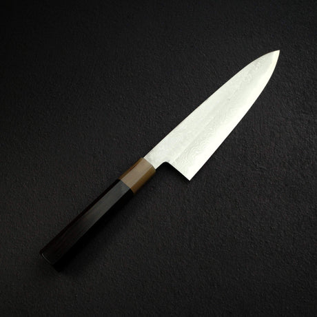 田中一之刃物製作所 白一鋼 ダマスカス 牛刀 210mm