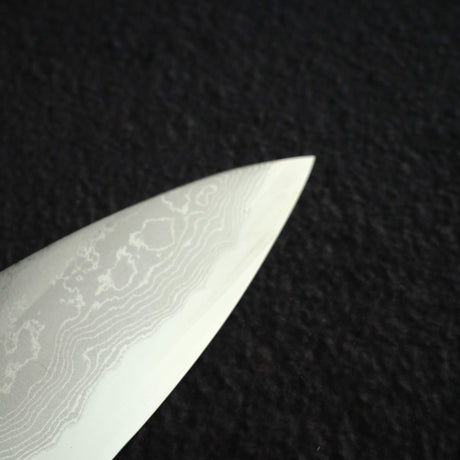 田中一之刃物製作所 白一鋼 ダマスカス 牛刀 210mm