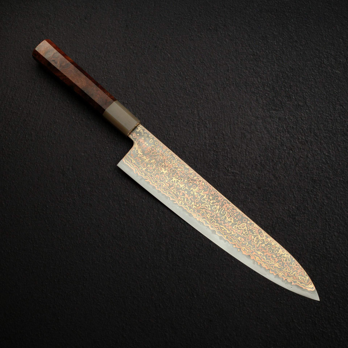 初心 火の鳥 V金2号 ダマスカス 牛刀 240mm