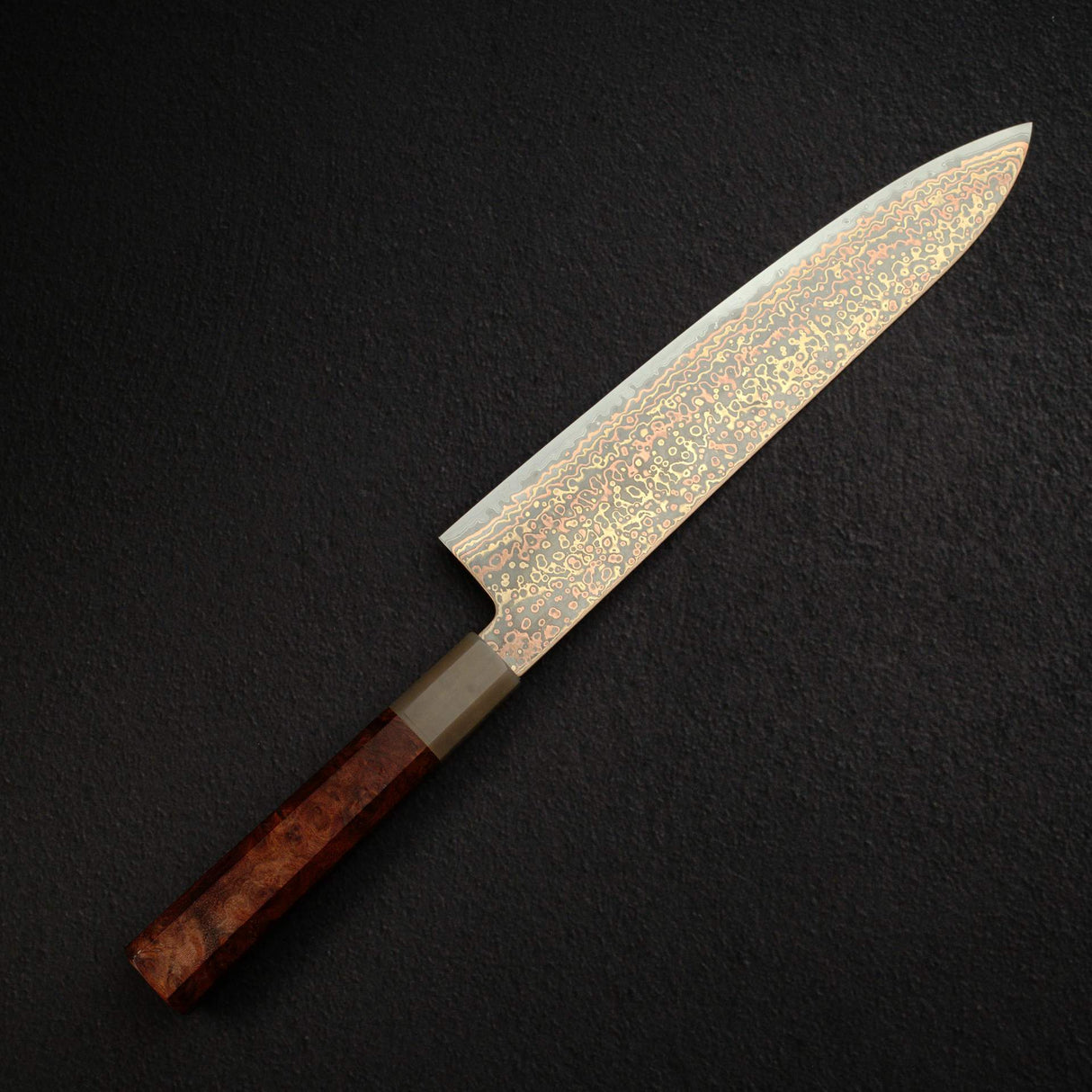 初心 火の鳥 V金2号 ダマスカス 牛刀 240mm
