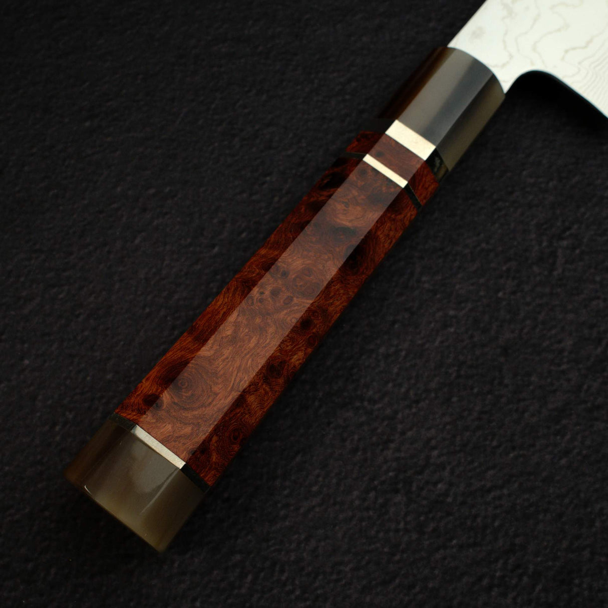 Sukenari SG2 Damascu Gyuto 270mm w/ Triple Spacer Amboyna Burl