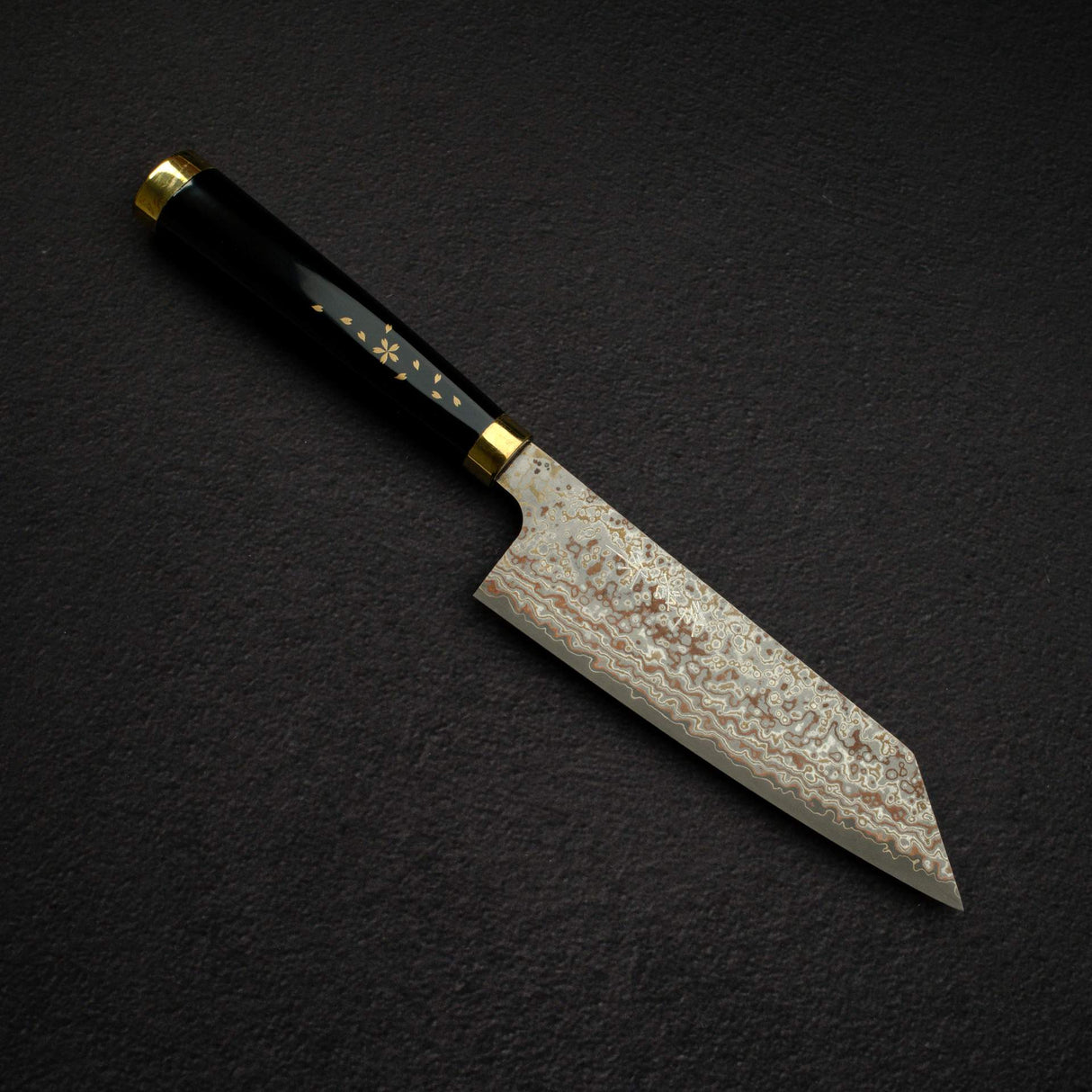 佐治打刃物 蒔絵 漆 VG10W 文化 165mm