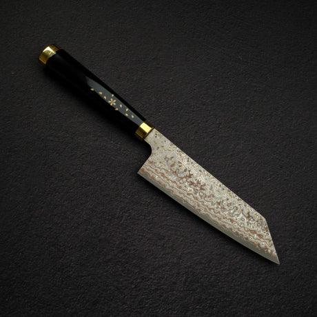 佐治打刃物 蒔絵 漆 VG10W 文化 165mm