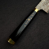 佐治打刃物 蒔絵 漆 VG10W 文化 165mm