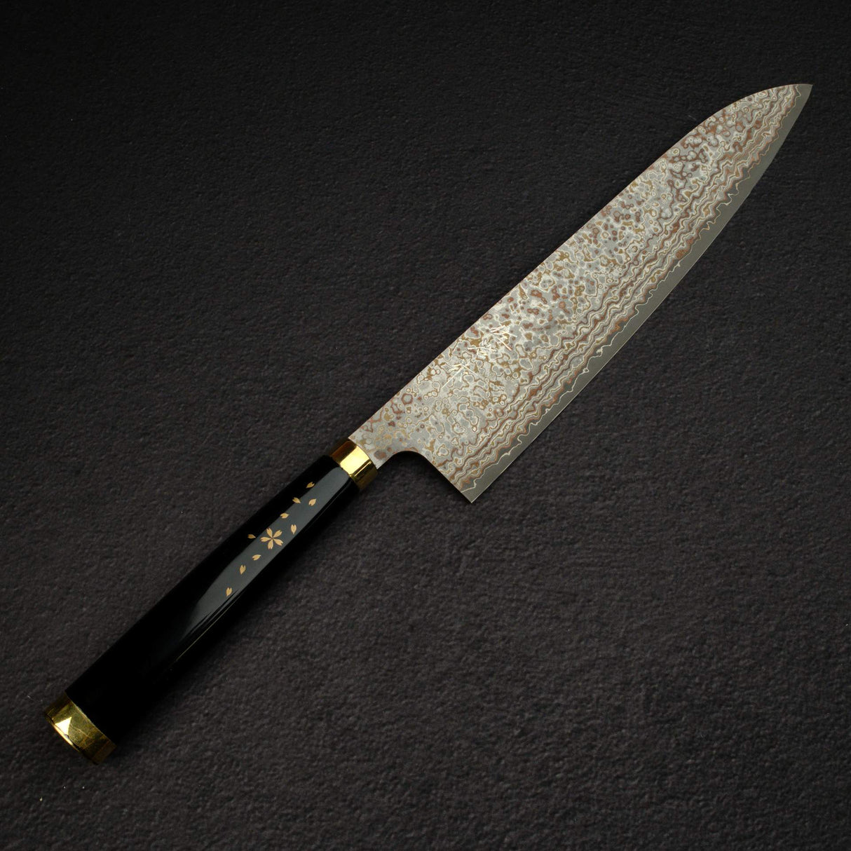 佐治打刃物 蒔絵 漆 V金10号W 牛刀 240mm