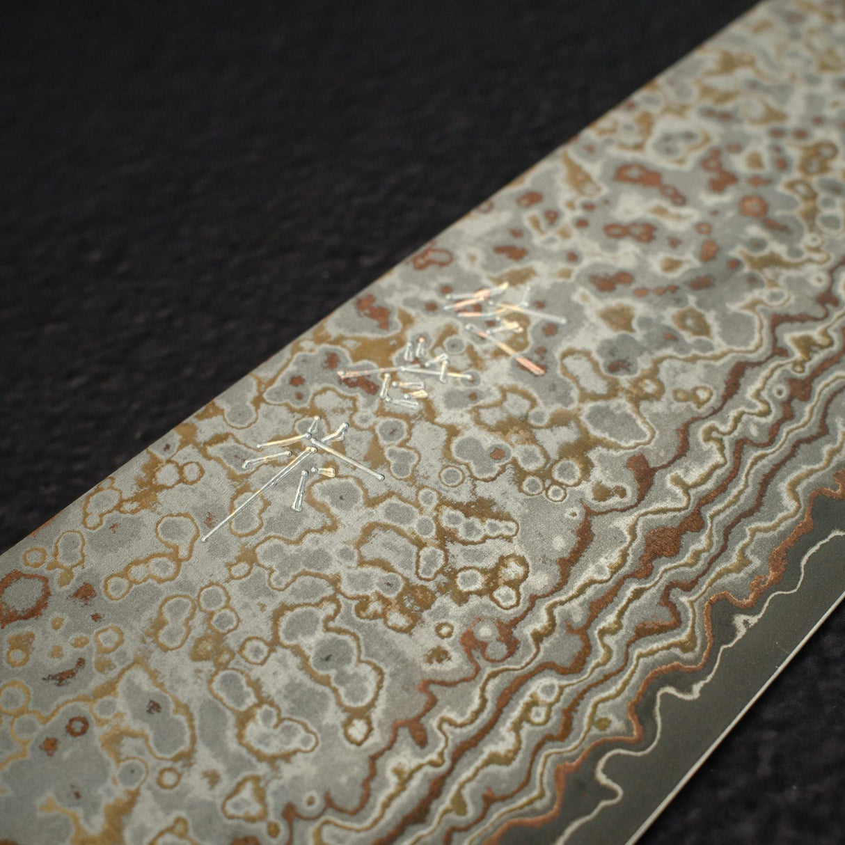 佐治打刃物 蒔絵 漆 V金10号W 牛刀 240mm