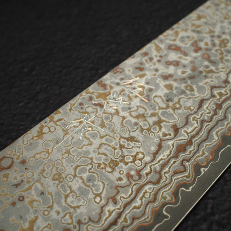 佐治打刃物 蒔絵 漆 V金10号W 牛刀 240mm