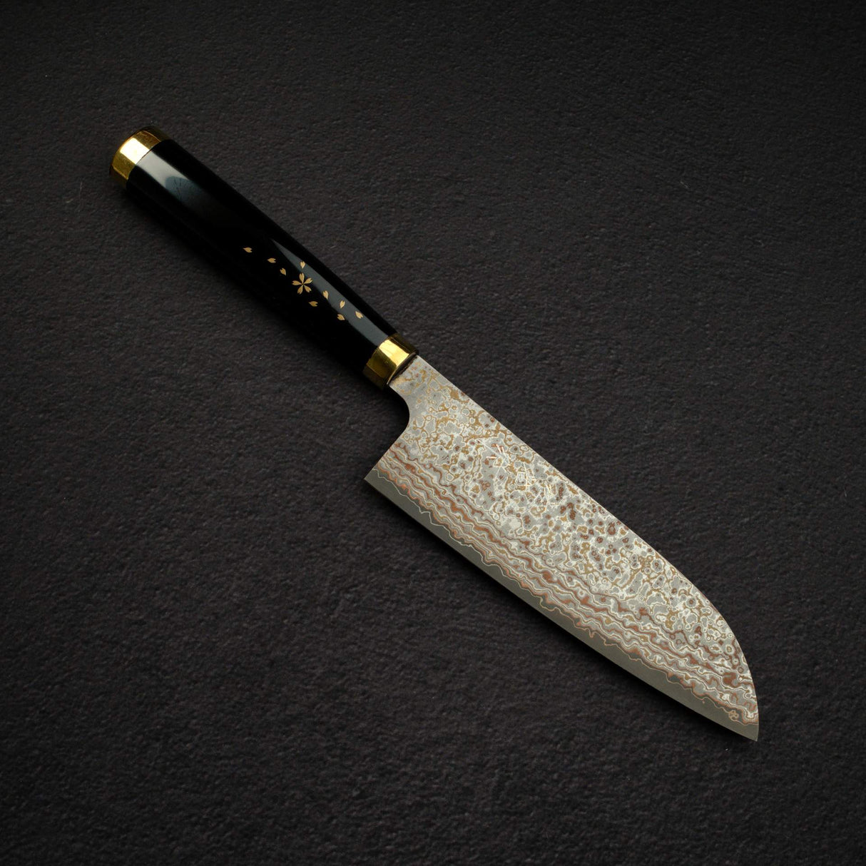 佐治打刃物 蒔絵 漆 VG10W 三徳 170mm
