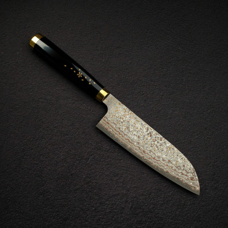 佐治打刃物 蒔絵 漆 VG10W 三徳 170mm