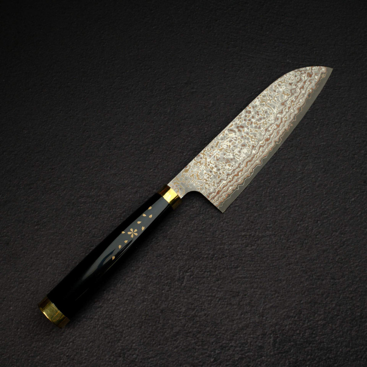 佐治打刃物 蒔絵 漆 VG10W 三徳 170mm
