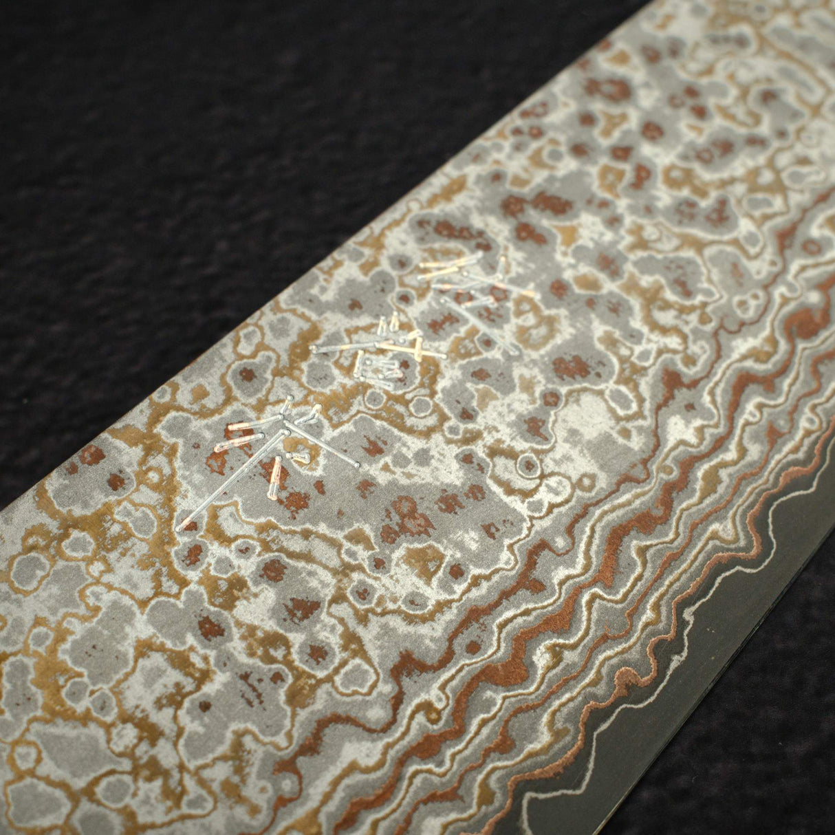 佐治打刃物 蒔絵 漆 VG10W 三徳 170mm