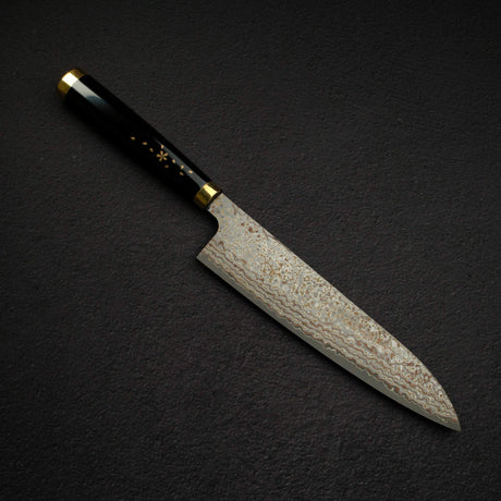 佐治打刃物 蒔絵 漆 V金10号W 牛刀 210mm
