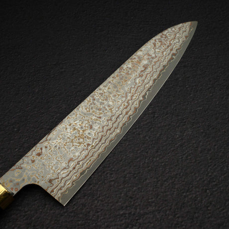 佐治打刃物 蒔絵 漆 V金10号W 牛刀 210mm