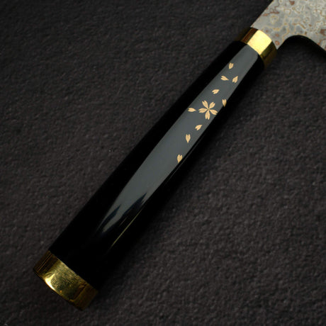 佐治打刃物 蒔絵 漆 V金10号W 牛刀 210mm