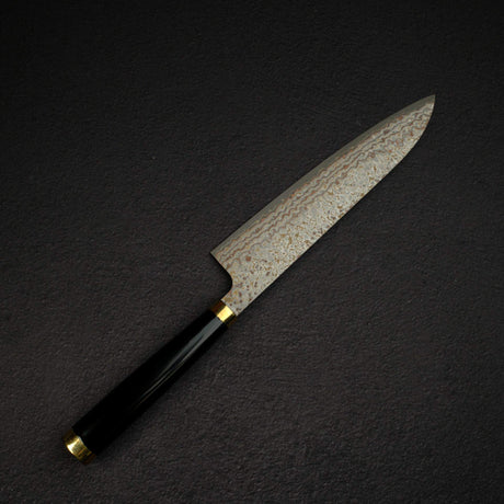 佐治打刃物 蒔絵 漆 V金10号W 牛刀 210mm