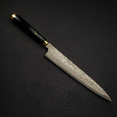 佐治打刃物 蒔絵 漆 V金10号W 筋引 240mm