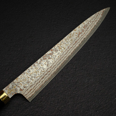 佐治打刃物 蒔絵 漆 V金10号W 筋引 240mm