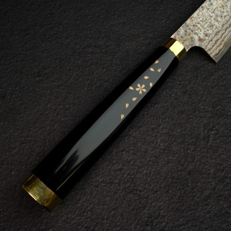 佐治打刃物 蒔絵 漆 V金10号W 筋引 240mm