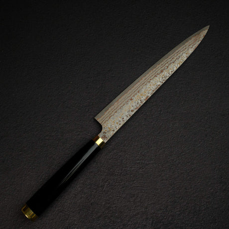 佐治打刃物 蒔絵 漆 V金10号W 筋引 240mm