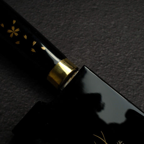 佐治打刃物 蒔絵 漆 V金10号W 牛刀 210mm