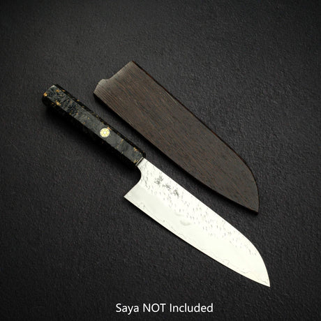 Yoshimi Kato Hyo SG2 Santoku 170mm,  Carbon Fibre Handle