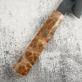 池田鍛錬所 本焼 白三鋼 牛刀 240mm 樟セット SP2