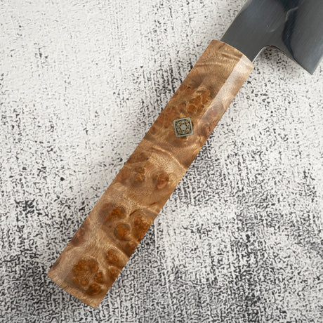 池田鍛錬所 本焼 白三鋼 牛刀 240mm 樟セット SP2