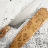 池田鍛錬所 本焼 白三鋼 牛刀 240mm 樟セット SP2