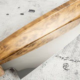 池田鍛錬所 本焼 白三鋼 牛刀 240mm 樟セット SP2